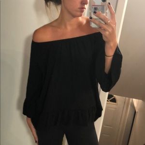 NWT Sanctuary • Black off the shoulder top